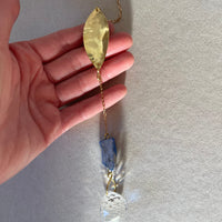 Mini leaf lapis lazuli og apatit solfanger